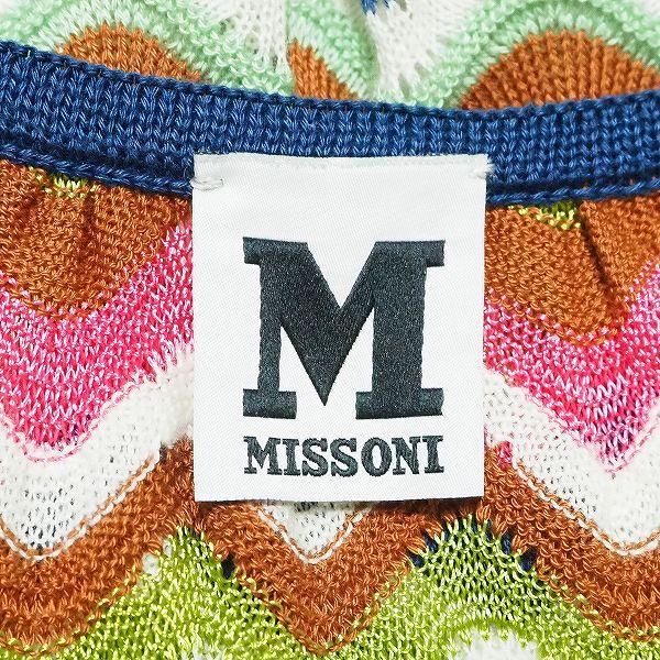 anc エムミッソーニ M MISSONI ワンピース 42 マルチ ニット