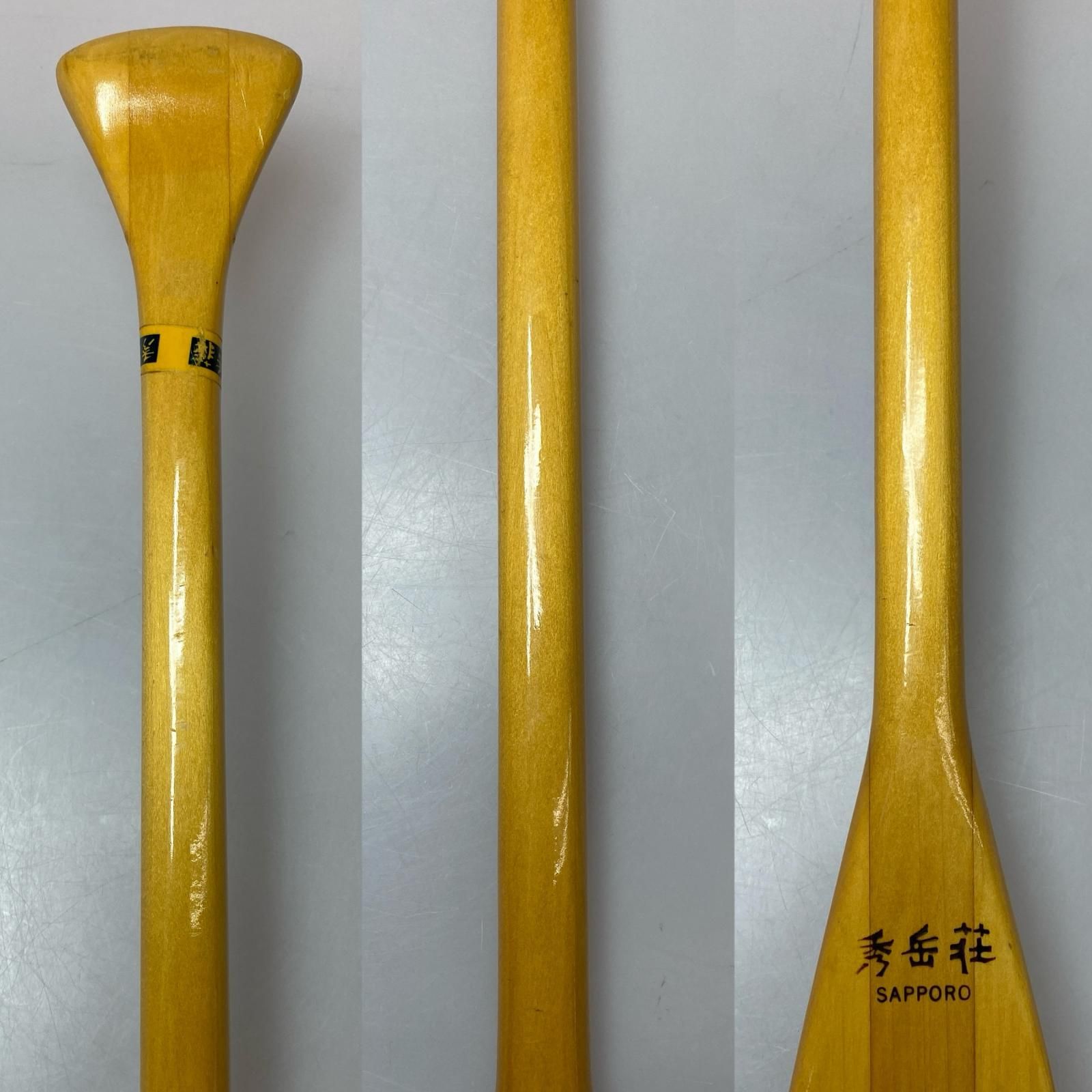 §§shugakuso 秀岳荘 カヌー パドル 程度A 木製 楽天市場】§§【中古】shugakuso 秀岳荘 カヌー パドル 程度B