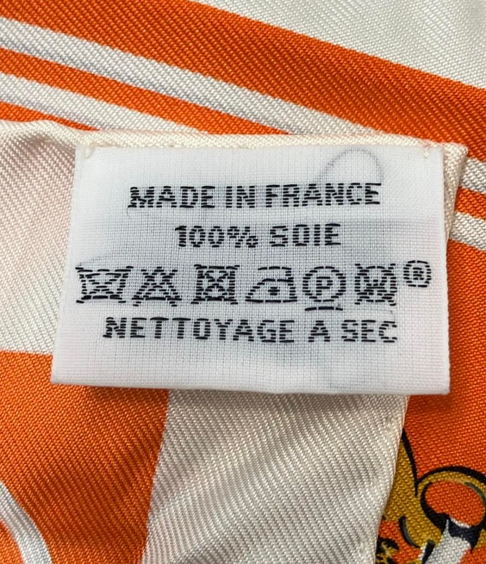 エルメス スカーフ プチカレ20 シルク100% ナノブリッド・ドゥ・ガラ