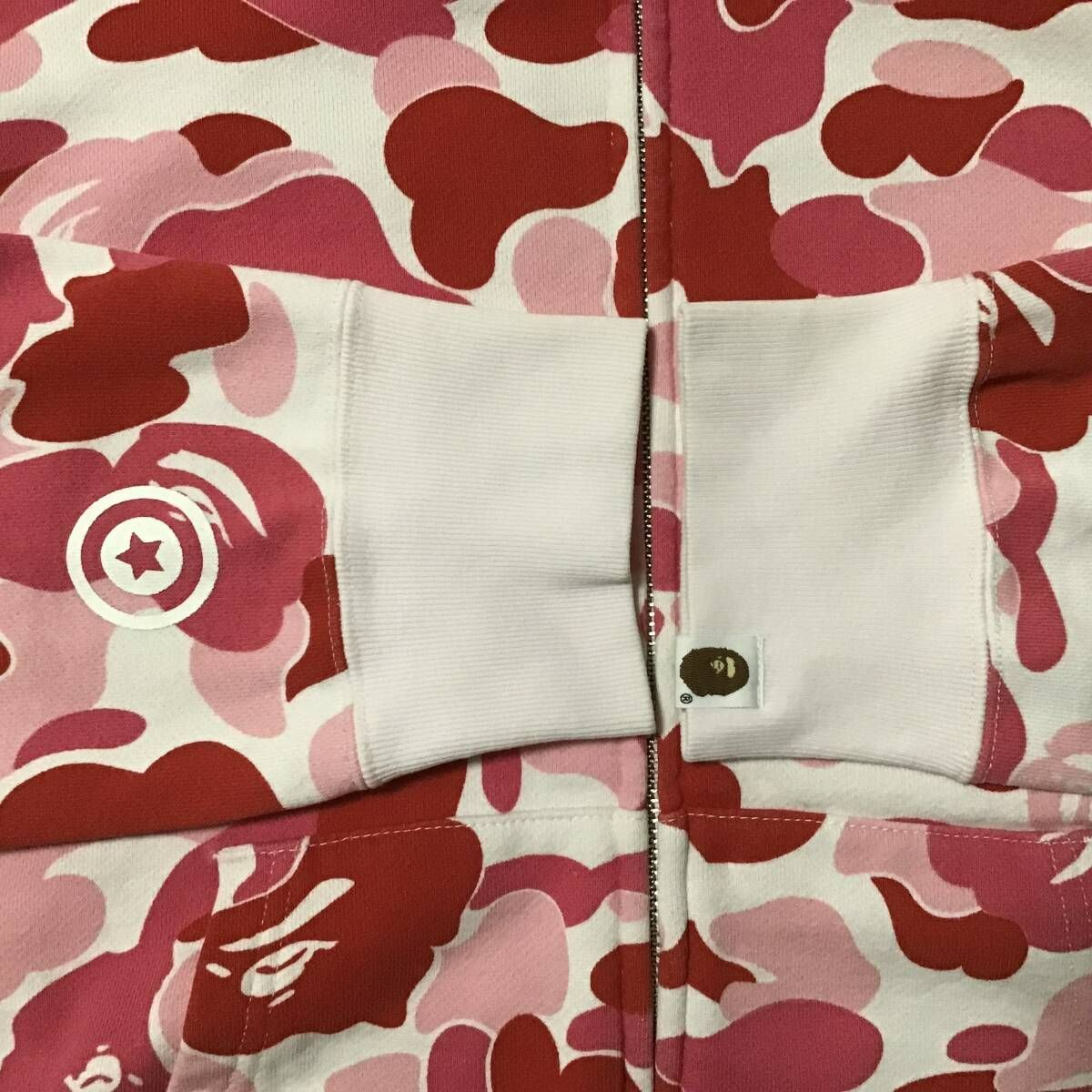 ABC camo Pink シャーク パーカー Mサイズ shark full zip hoodie a 