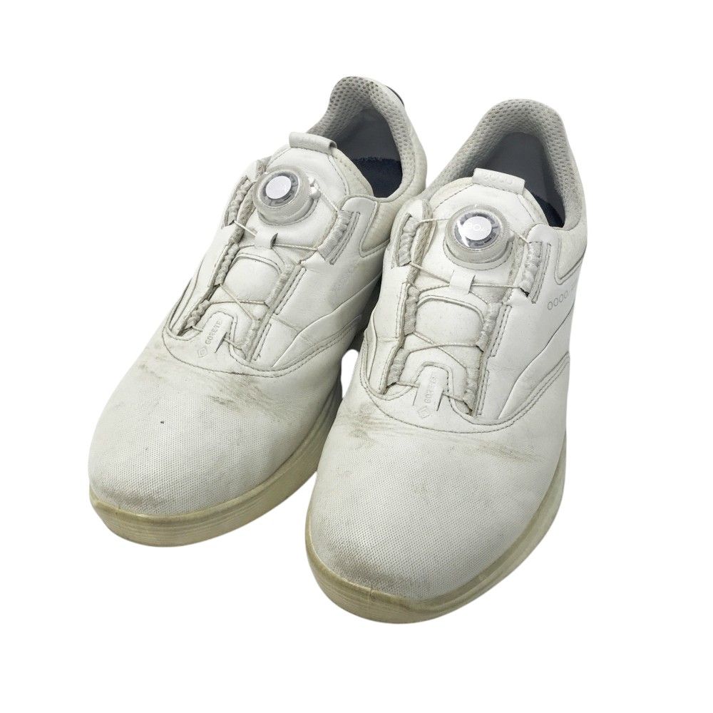 ecco エコー 102954 60616 S-THREE BOA スパイクレス ゴルフシューズ ホワイト系 EU41 240101531720 ゴルフウェア メンズ ストスト