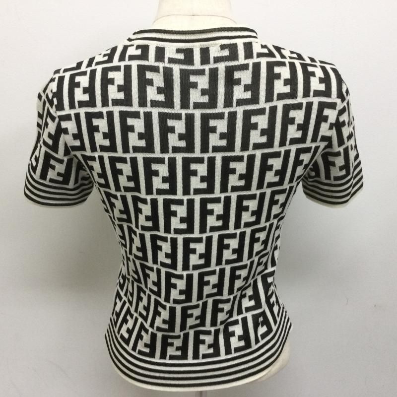 FENDI イタリア製 ズッカ柄 半袖サマーニット スカートセットアップ  