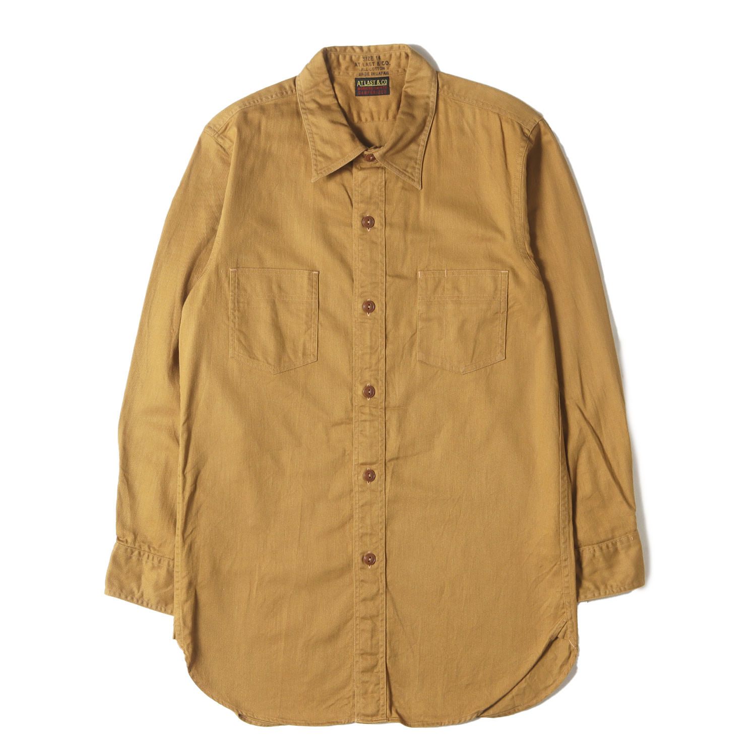 アットラスト ワークシャツ atlast&co アットラスト ワークシャツ 長袖