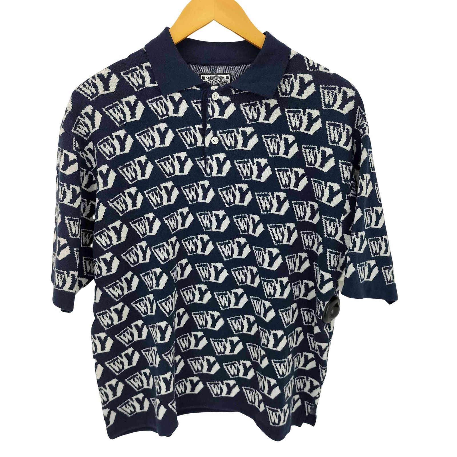 Wasted Youth Knit Polo S/S navy Mサイズ Wasted Youth KNIT POLO S/S – HUMAN MADE Inc.