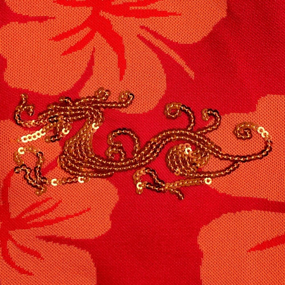 サイズ：3 DANCE WITH DRAGON ダンスウィズドラゴン 半袖ハーフジップ