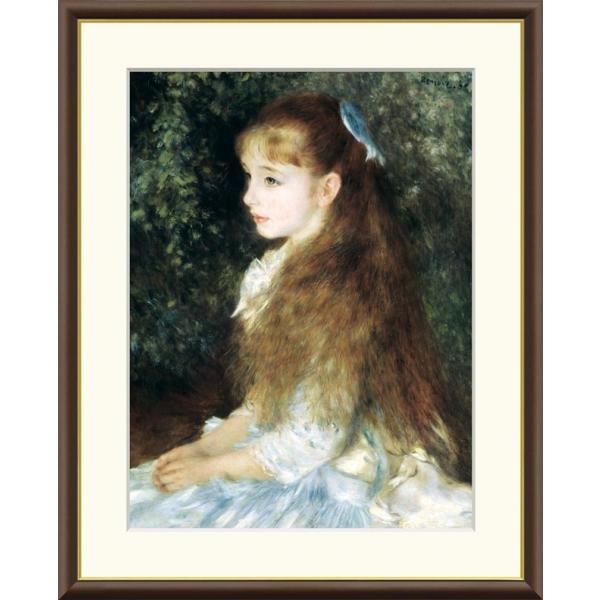 少女イレーヌ ルノワール 6号 立体複製名画 額装付 イレーヌ・カーン・ダンヴェール嬢 【6号】 ピエール