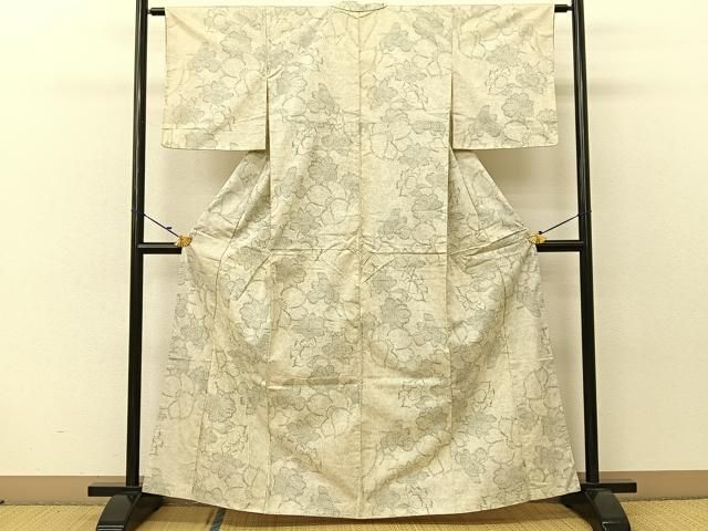 平和屋着物■訪問着　芝草舞花文　暈し染め　金彩　逸品　未使用　CAAH2889ze 平和屋着物□訪問着 舞蝶花文 暈し染め 金彩 正絹 逸品