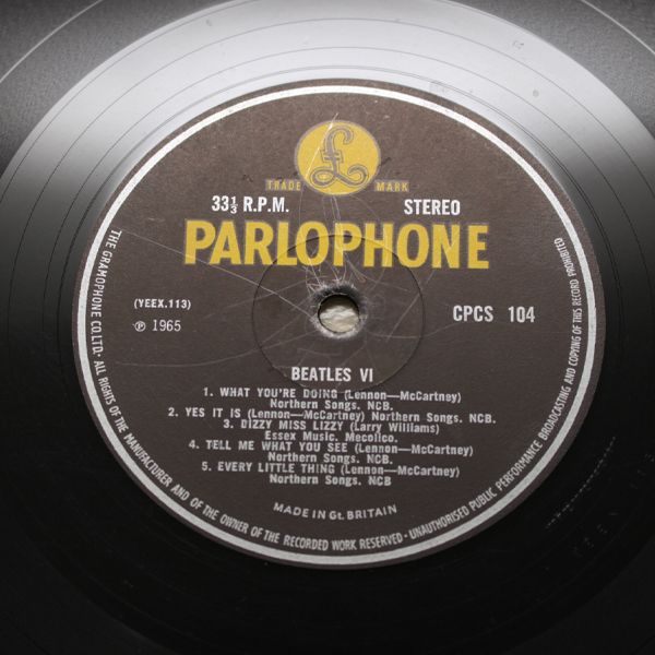 The Beatles/ビートルズ BEATLESⅣ UK EXPORT PARLOPHINE THE