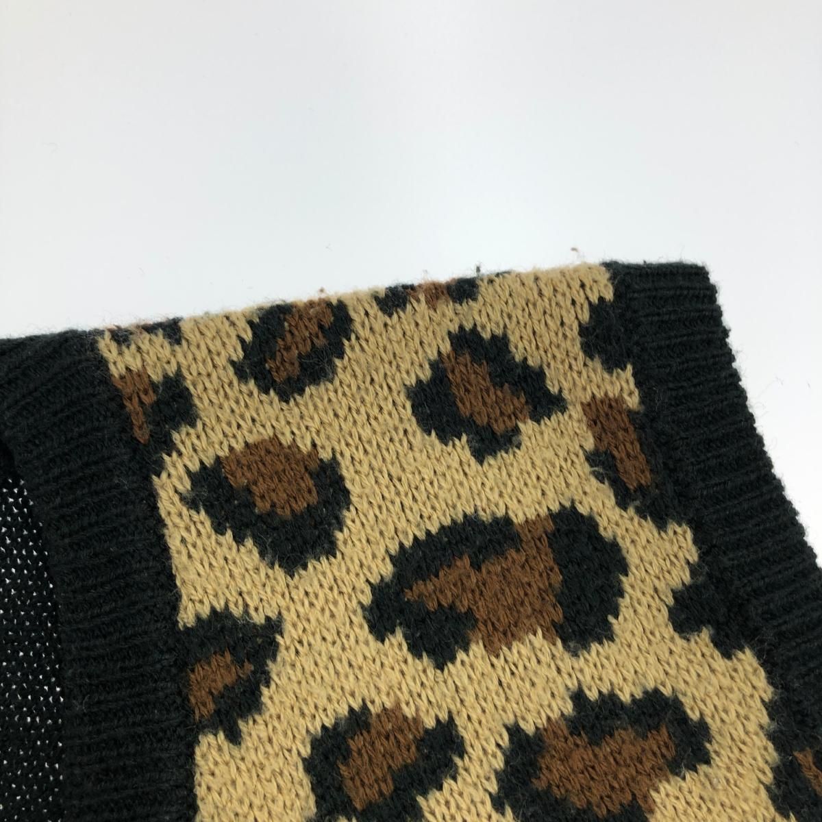 SUPREME シュプリーム ベスト Leopard Knit Vest ニット サイズ