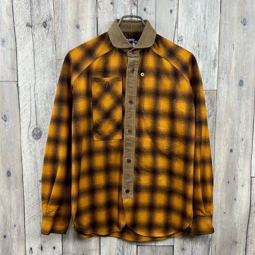 JUNYA WATANABE ギャルソン オンブレ チェック ネルシャツ XS