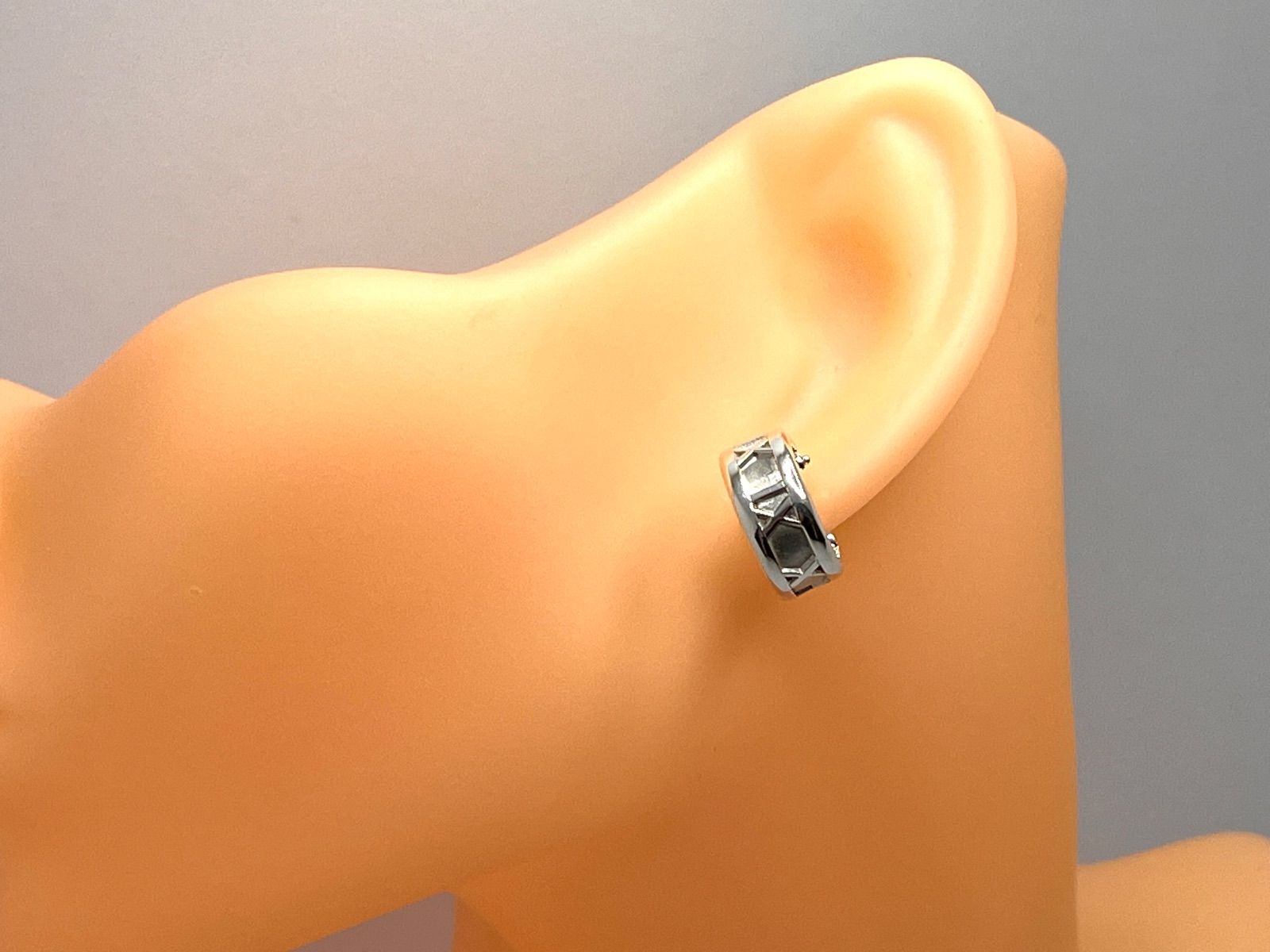 h509 オールド　ティファニー　1995 アトラス　フープ　ピアス　925 TIFFANY&Co. ティファニー フープ ピアス アトラス シルバー925