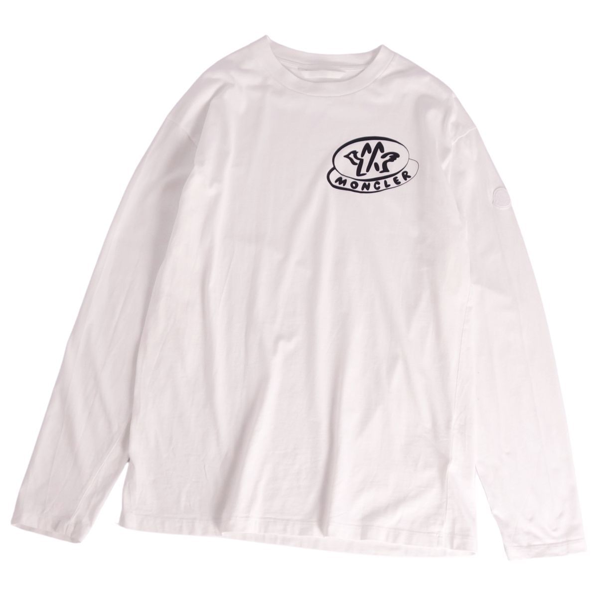 美品 モンクレール MONCLER Tシャツ 2023 カットソー ロングスリー 