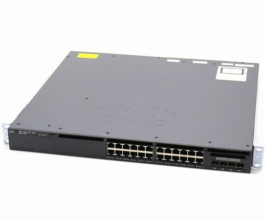 Cisco Catalyst WS-C3650-24TS-L V02 24ポート1000BASE-T 4ポートSFPスロット 中古