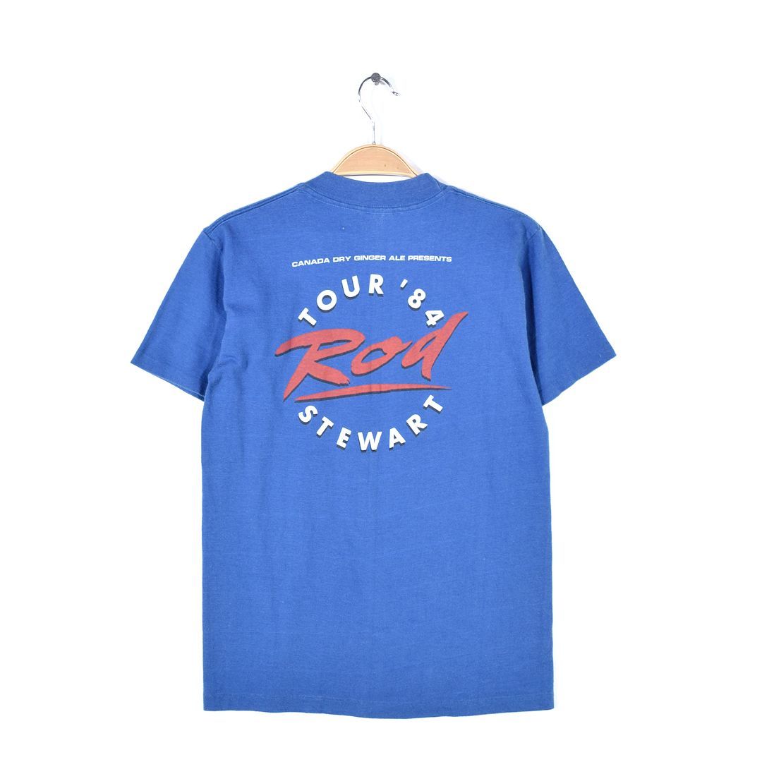 80s ロッドスチュワート TOUR '84 ヴィンテージTシャツ バンドTシャツ ROD STEWART サイズM 古着 @AAA1524 -  メルカリ