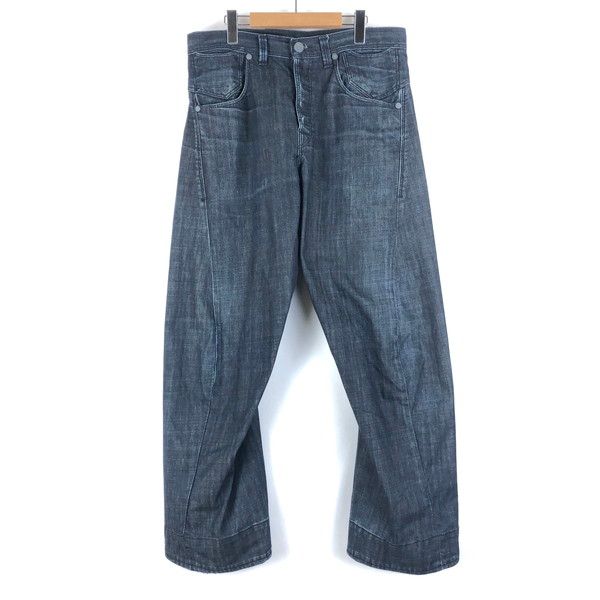 【古着】 Levi's リーバイス エンジニアードジーンズ デニムパンツ 立体裁断 アルゼンチン製 90年代 ブラック系 メンズW34 【中古】 n058832