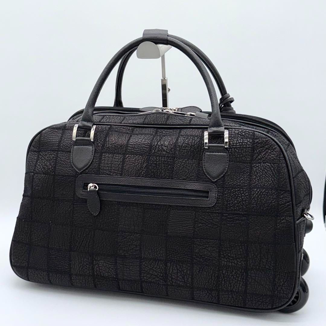 SHARK SKIN ボストンバッグ トラベルバッグ 2way 黒色