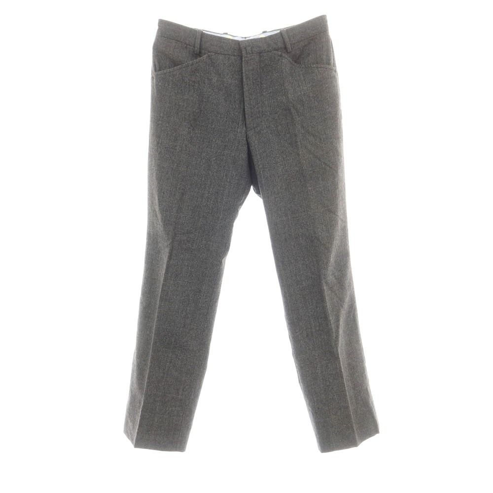 ベルナール ザンス BERNARD ZINS Super130 sウール ドレススラックスパンツ グレージュ サイズ38 メンズ