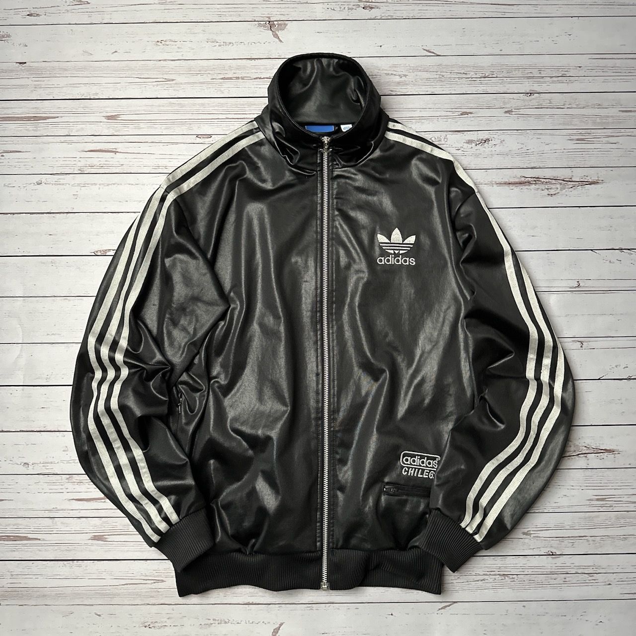 adidas アディダス ハイネック トレフォイルロゴ トラックジャケット 