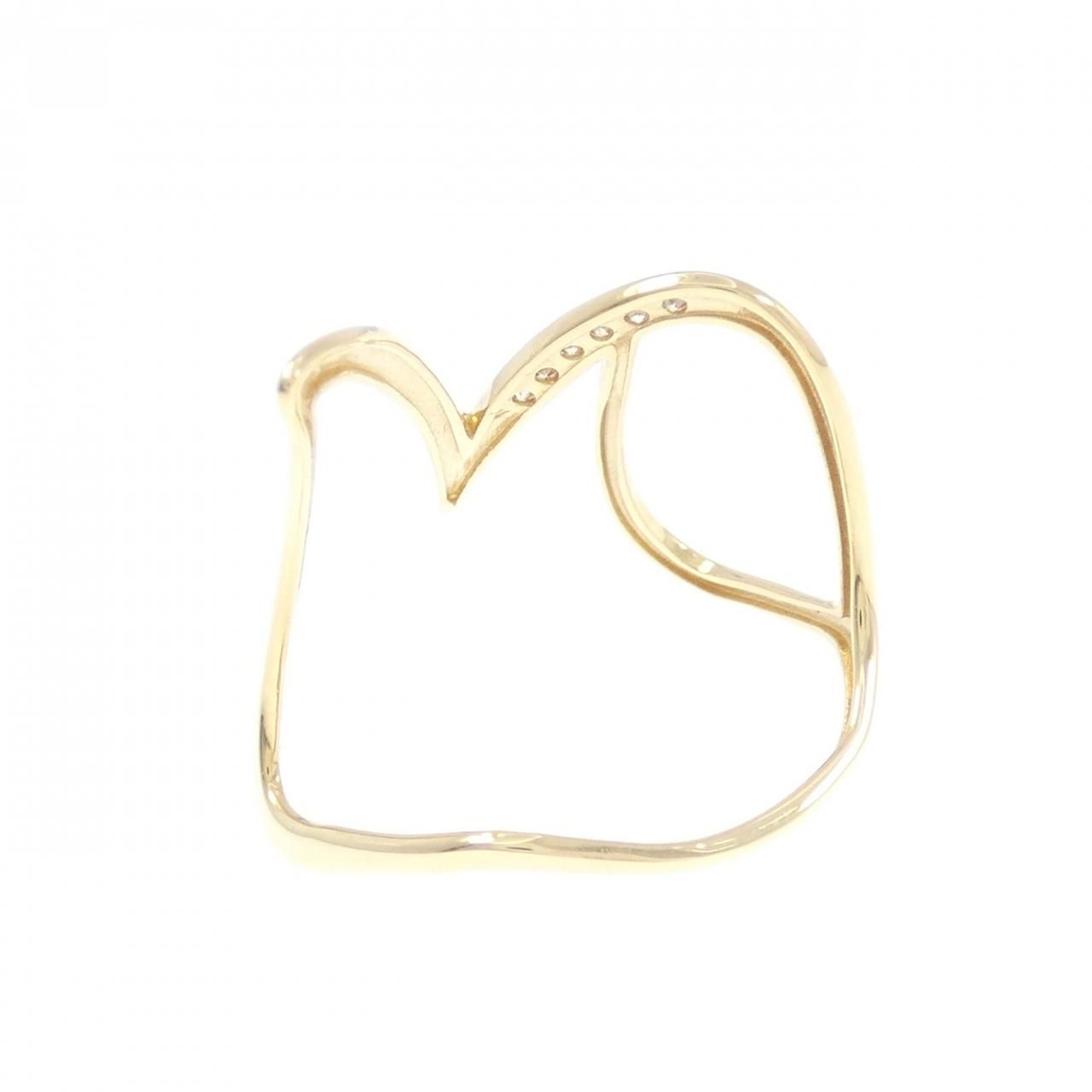 K18YG イニシャルM ダイヤモンド リング 0.05CT - メルカリ 