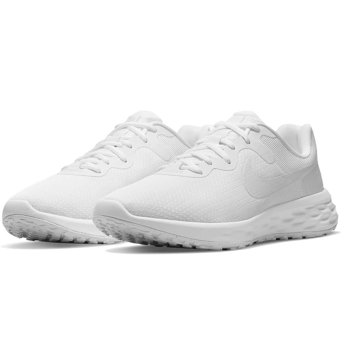 ナイキ NIKE REVOLUTION 6 レボリューション 6 DC3728 102 メンズスニーカー ランニング 紳士 男性 ジョギングホワイト/ホワイト(102)25.5cm [ホワイト/ホワイト/ホワイト] [25.5 cm]