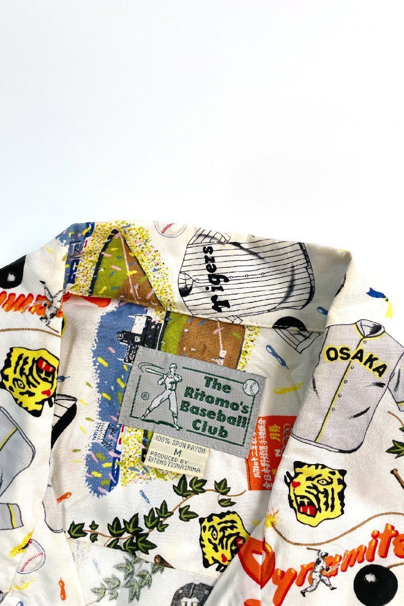 The ritomo's baseball club Hanshin Tigers rayon aloha shirt