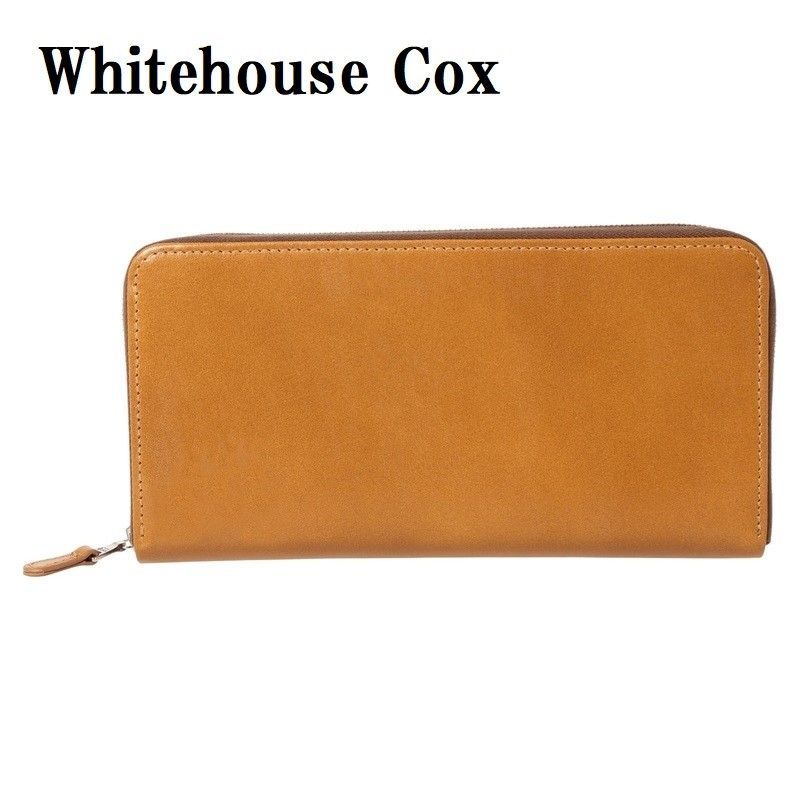 新品未使用 WhitehouseCox 長財布 ラウンドジップ ハバナ - 小物