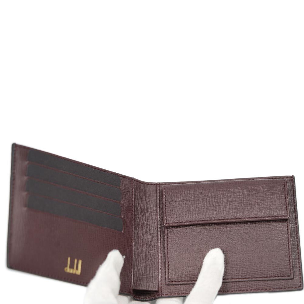ダンヒル 財布 DUNHILL 小銭入れ付 二つ折り財布 内外カラー