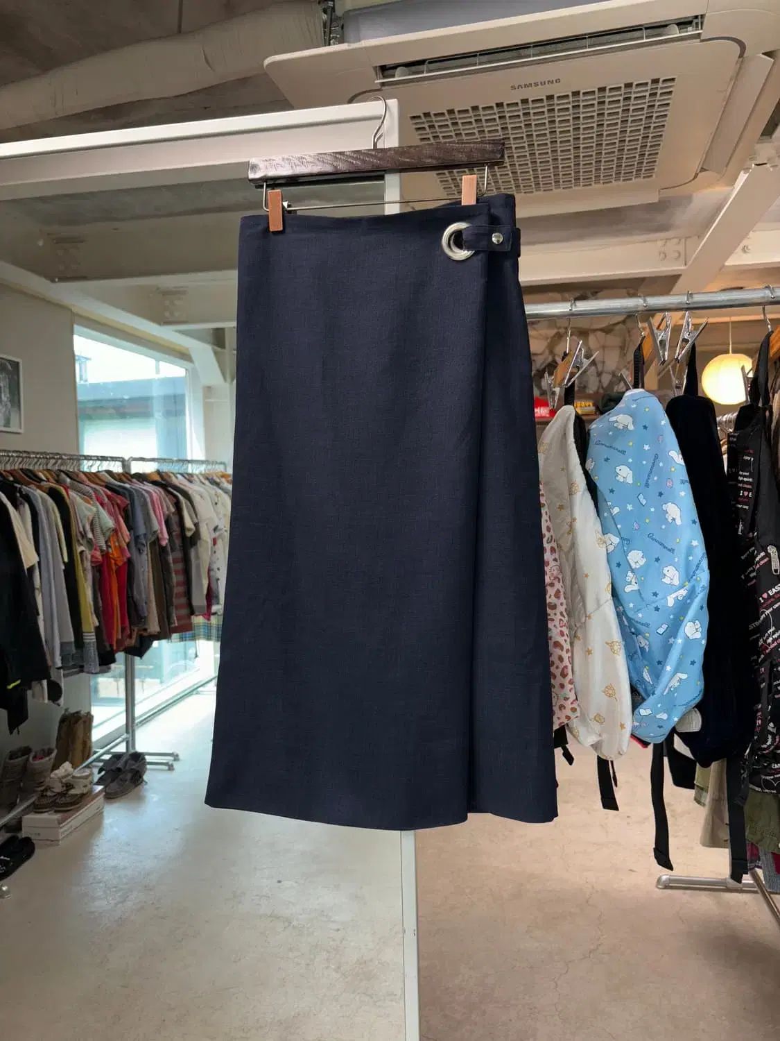 Grand table ポリエステル ラップスカート