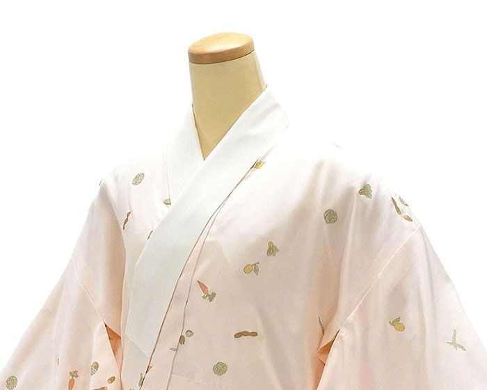 専用　長襦袢　新品未使用 長襦袢 正絹 野菜 身丈129cm 裄丈64cm リサイクル 着物 中古