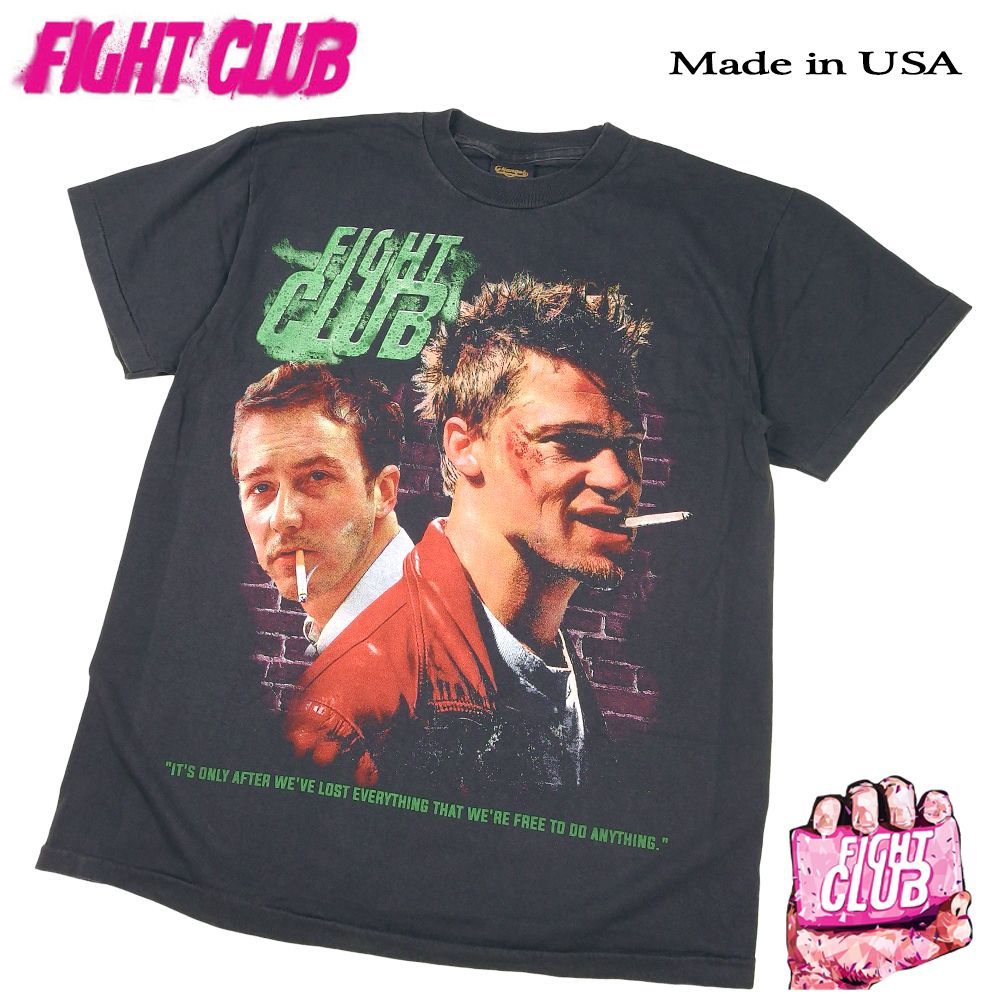 305 FIGHT CLUB Tシャツ ファイトクラブ 半袖 1999 アメリカ ブラット