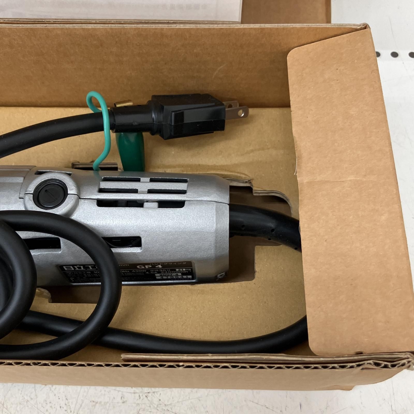 △△HITACHI 日立 38mm ハンドグラインダー 100v GP4 グリーン