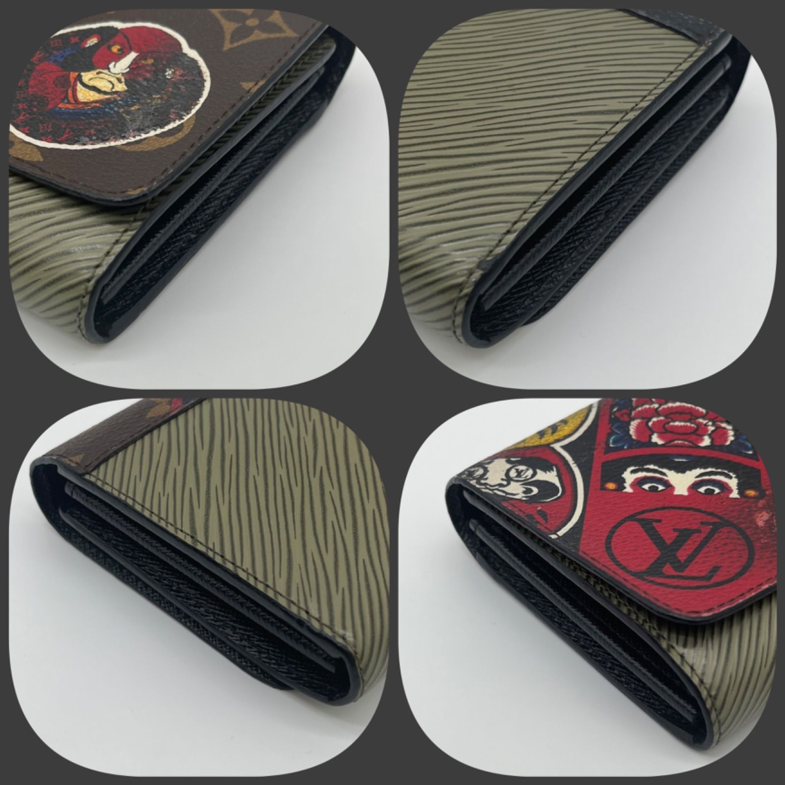 極美品》LOUIS VUITTON ルイヴィトン モノグラム ポルトフォイユ 
