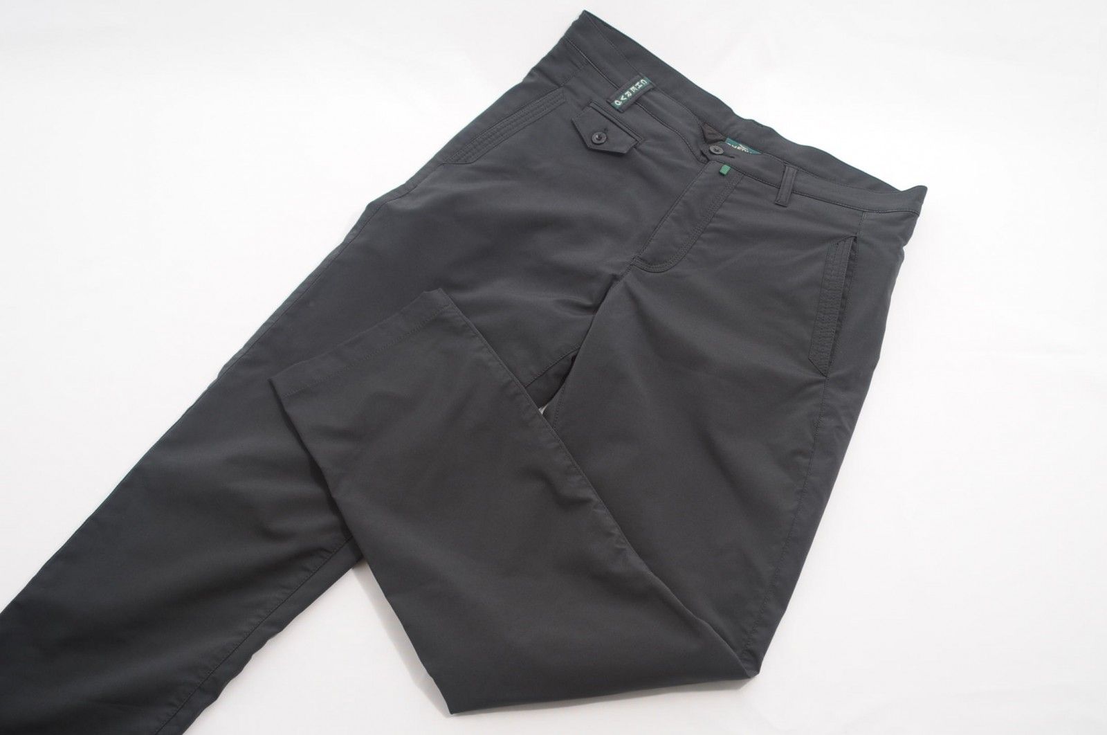 中古 メンズ シェルボ CHERVO パンツ (L) I48 黒 ブラック 秋冬 シンプル 裏地付き