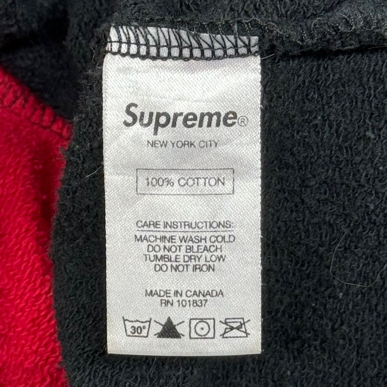 Supreme シュプリーム 15SS Athletic Split Crewneck アスレチック スプリット クルーネック スウェット　Ｌ　 66937A