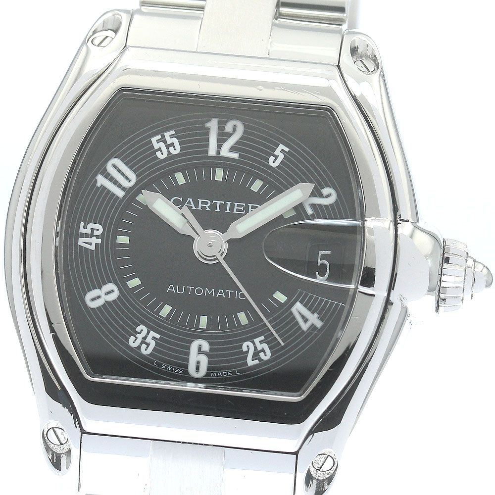 印象のデザイン カルティエ CARTIER W62004V3 ロードスターLM デイト 自動巻き ロードスター