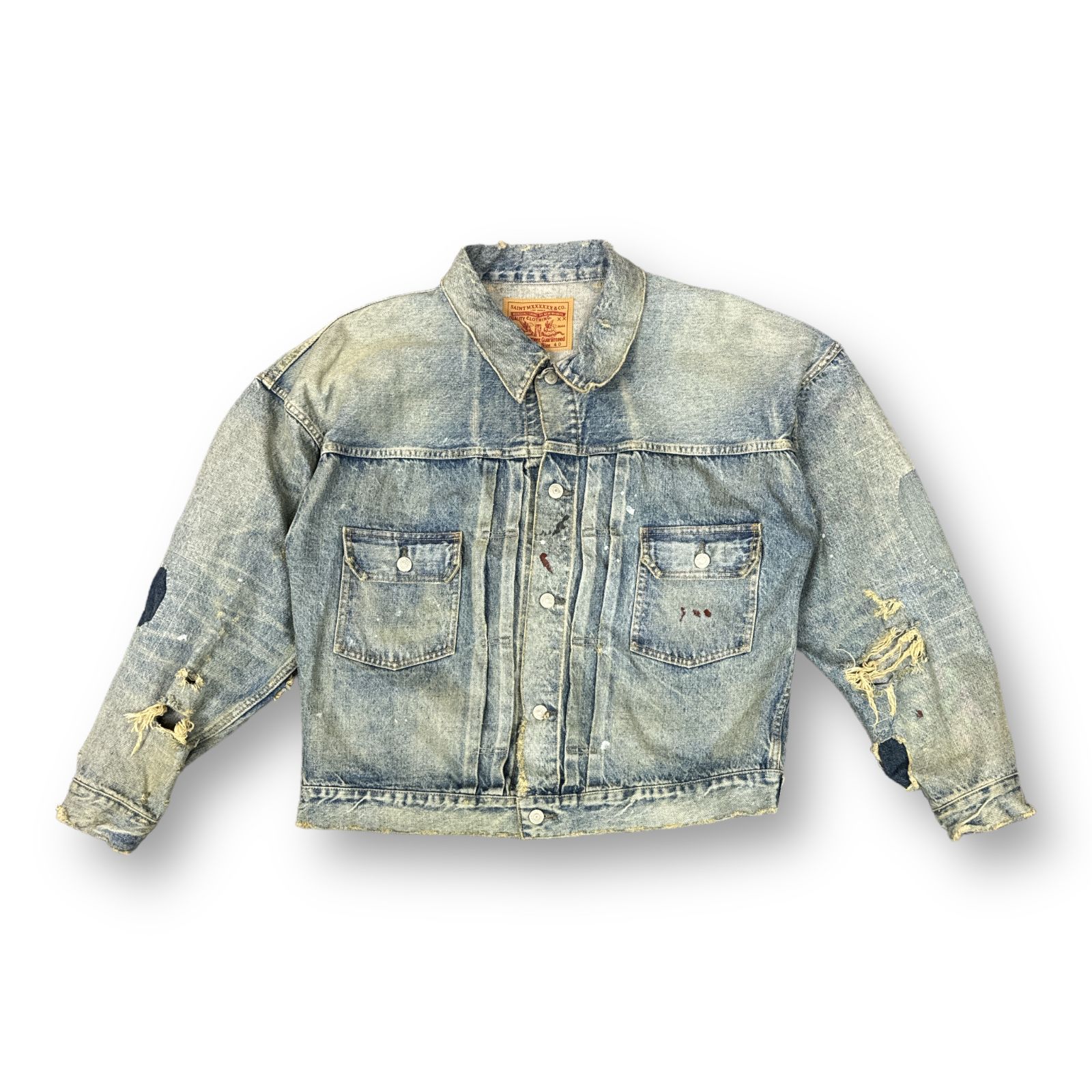 23aw SAINT MICHAEL BJ_DENIM JKT/INDIGO - fawema.org