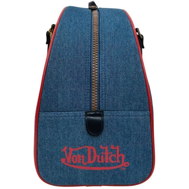 Von Dutch ボンダッチ ボストンバッグ　ハンドバッグ　デニム 美品 VONDUTCH ボンダッチ ボストンバッグ トート デニム生地