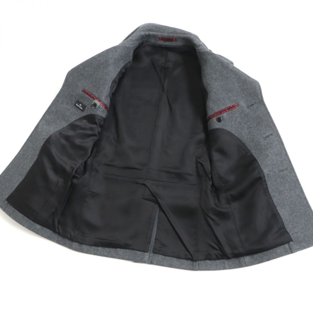 極美品▽Paul Smith ポールスミス メルトン生地 ウール90