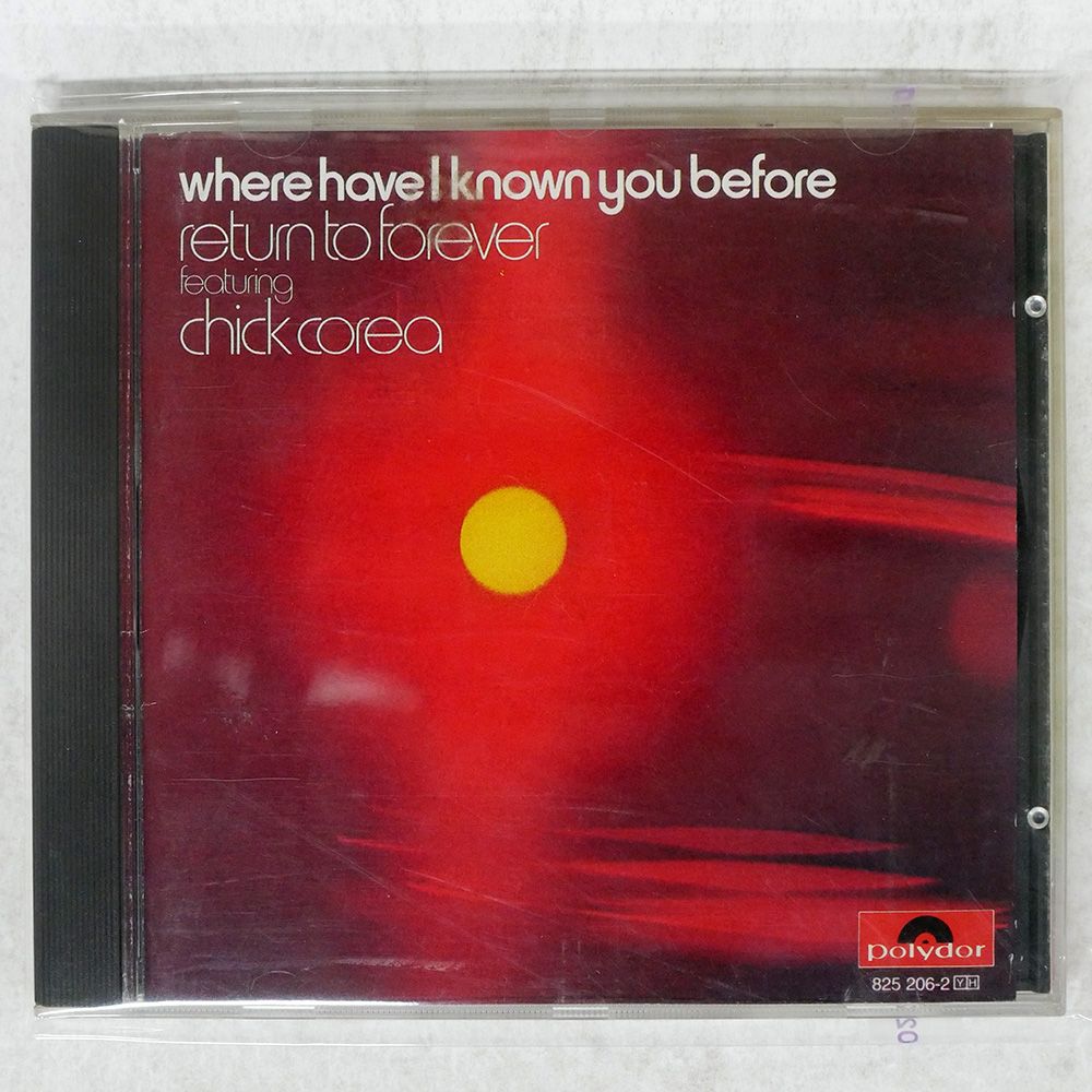輸入盤 RETURN TO FOREVER FEATURING CHICK COREA/WHERE HAVE I