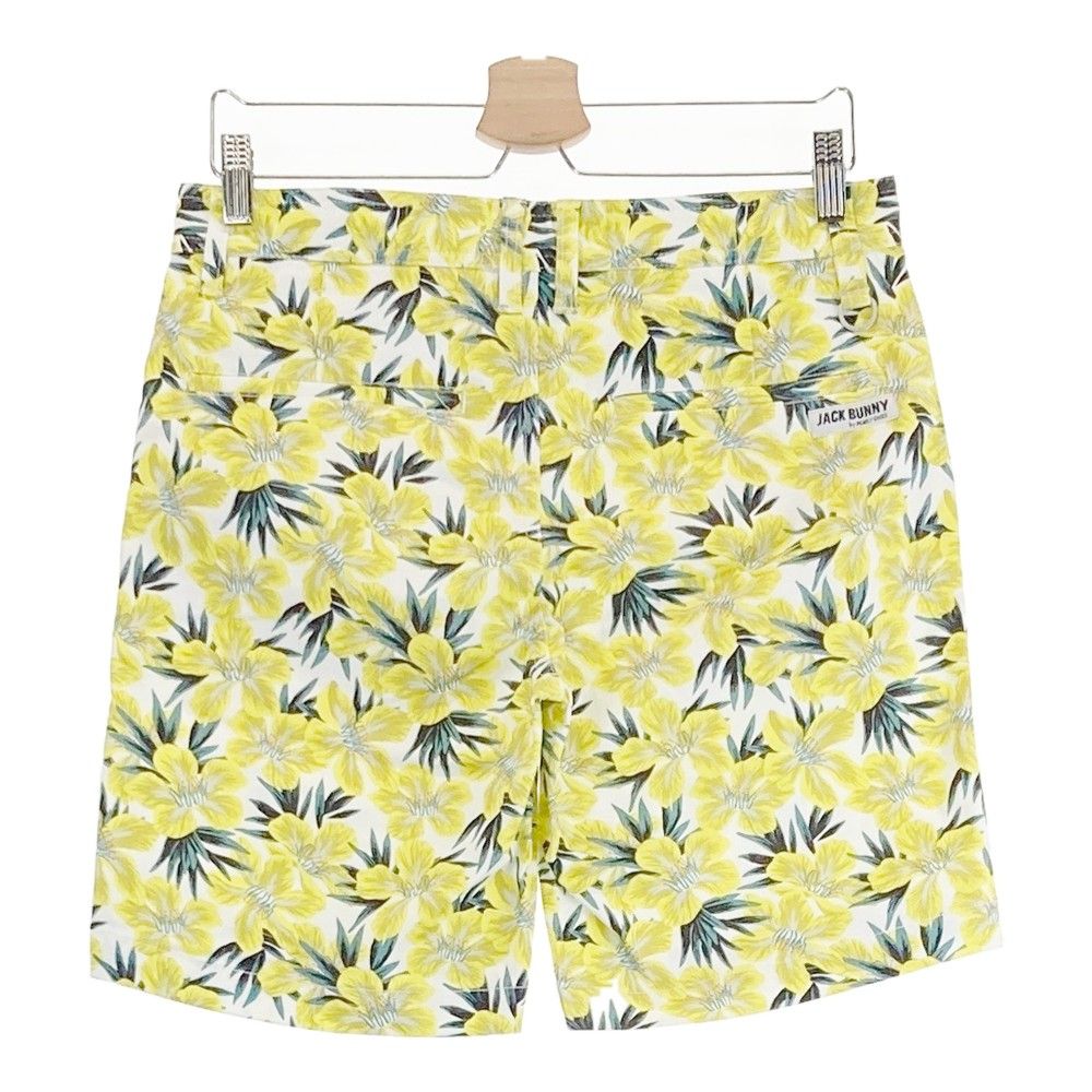 サイズ：4 JACK BUNNY ジャックバニー ハーフパンツ 花柄 イエロー系