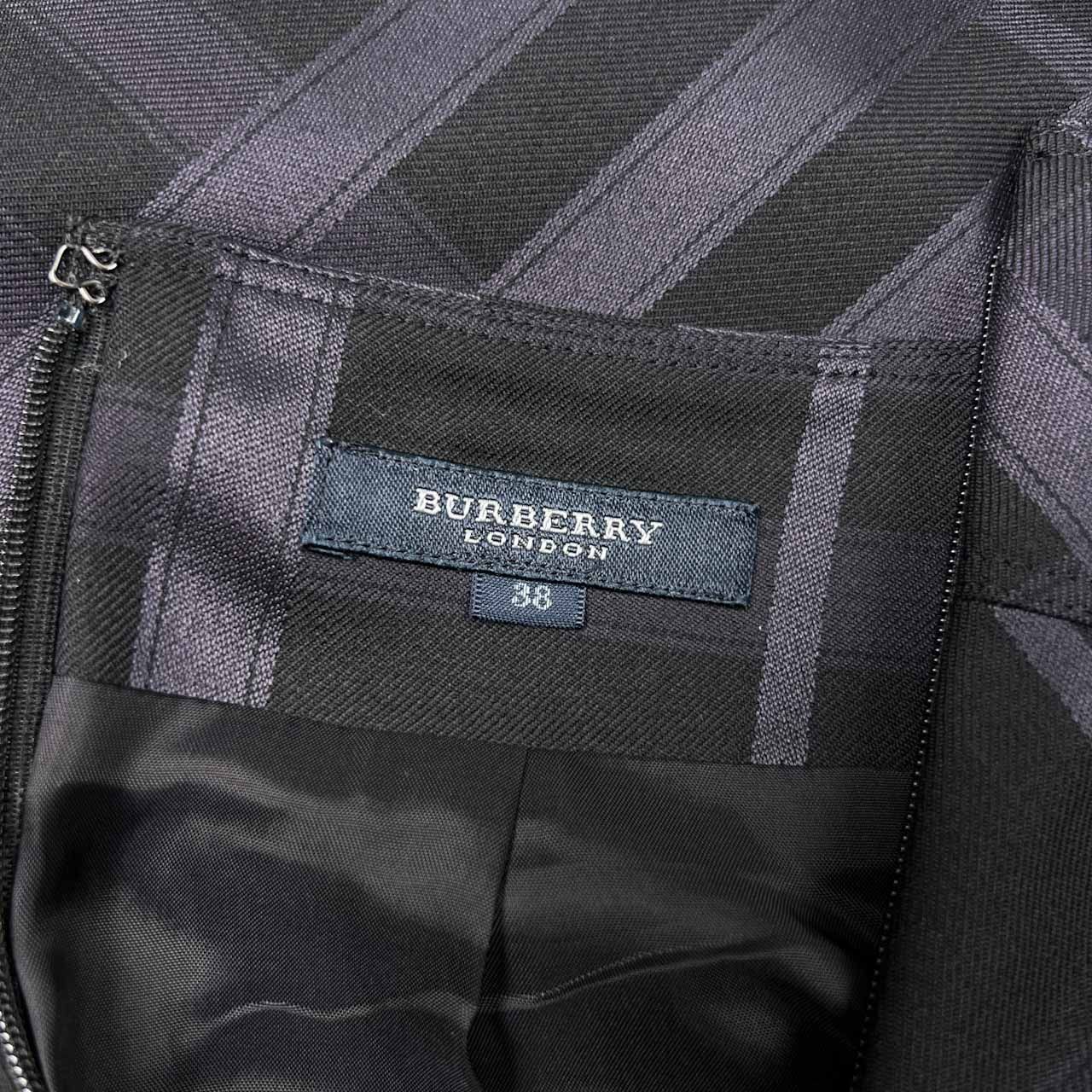 BURBERRY LONDON バーバリー ロンドン 斜め チェック柄 フレア