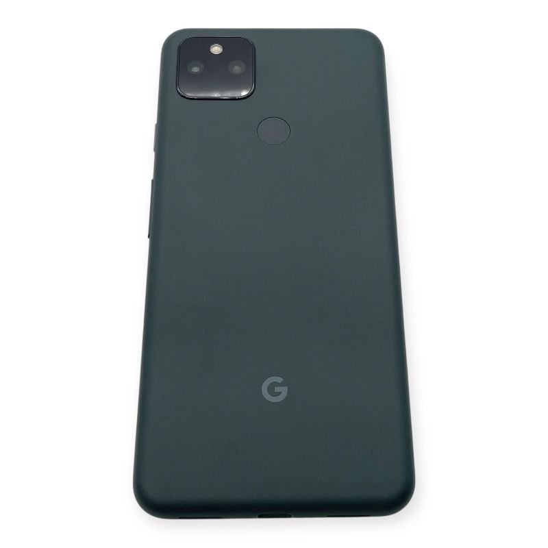 スマートフォン・携帯電話 Pixel 5a 5G 128GB ブラック SIMフリー G4S1M 動作品 IMEI○ 付属品あり 