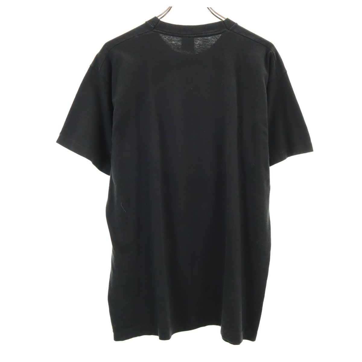 FRUIT OF THE LOOM フルーツオブザルーム 90s USA製 オールド 半袖 Tシャツ L ブラック シングルステッチ メンズ 古着