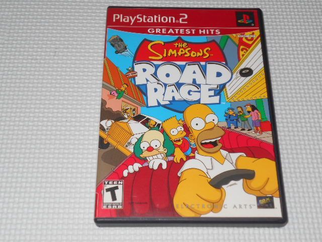 交換無料！ PS2☆THE SIMPSONS ROAD RAGE 海外版 北米版☆箱付・説明書付 その他