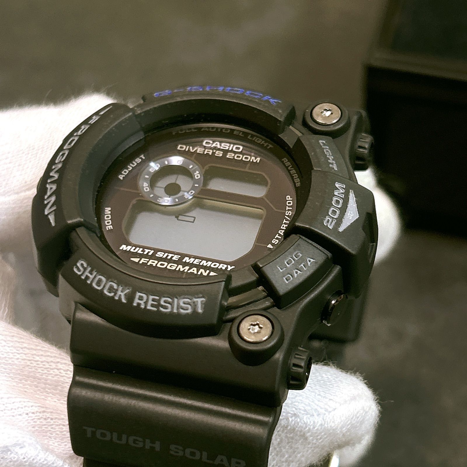 25周年 G-SHOCK フロッグマン 腕時計 GW-225C-1JF マスターブルー 25th