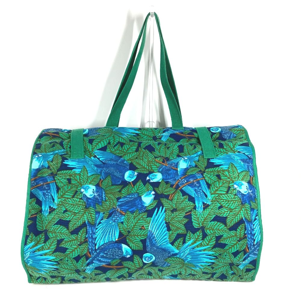 HERMES エルメス ショルダーバッグ 鳥柄 キャンバス - メルカリ
