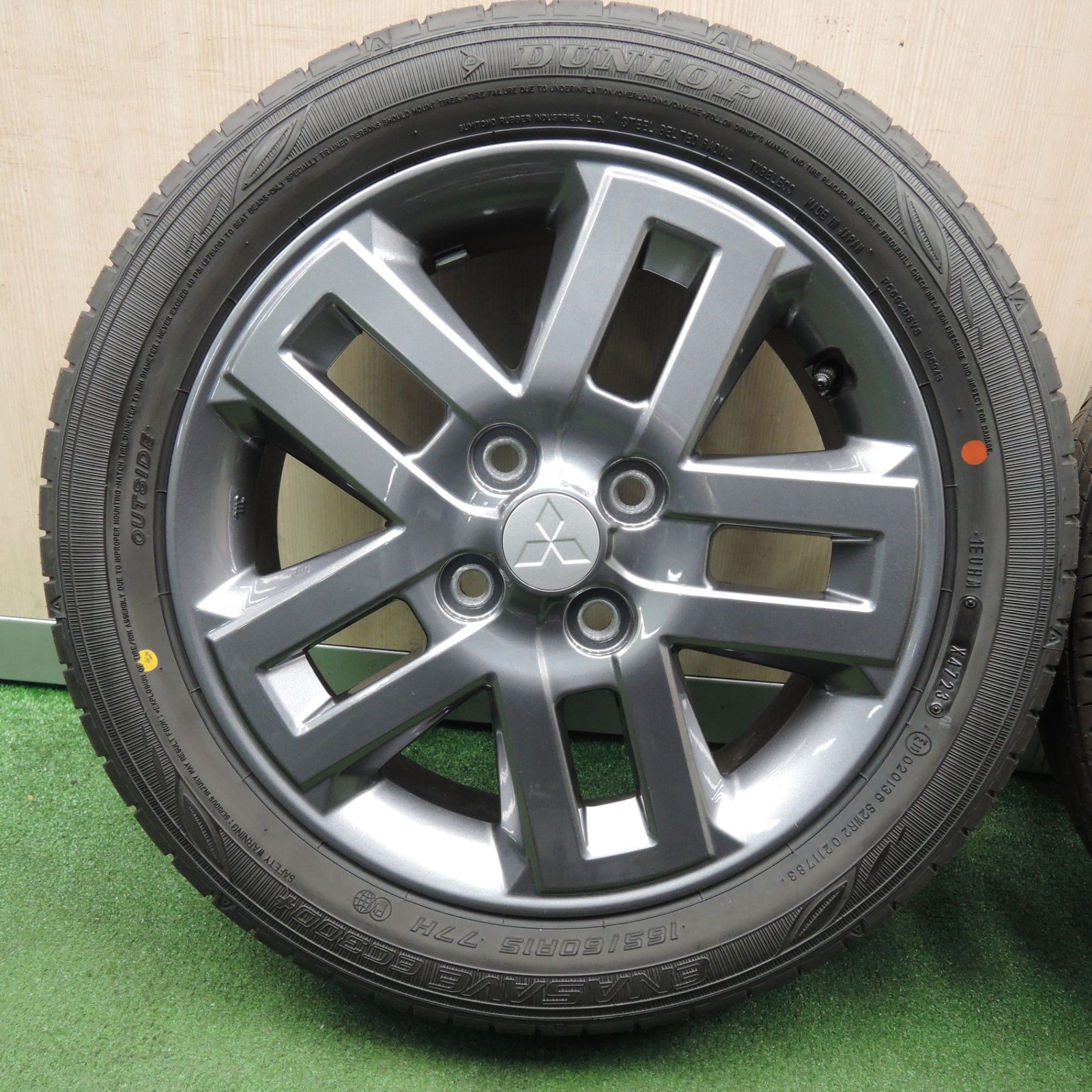 送料無料* 新車外し!23年☆三菱 デリカ ミニ 純正 165/60R15 送料無料* 新車外し!23年☆三菱 デリカ ミニ 純正 165/60R15