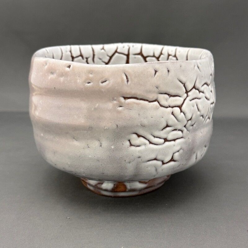 萩焼鬼萩抹茶碗 - メルカリ