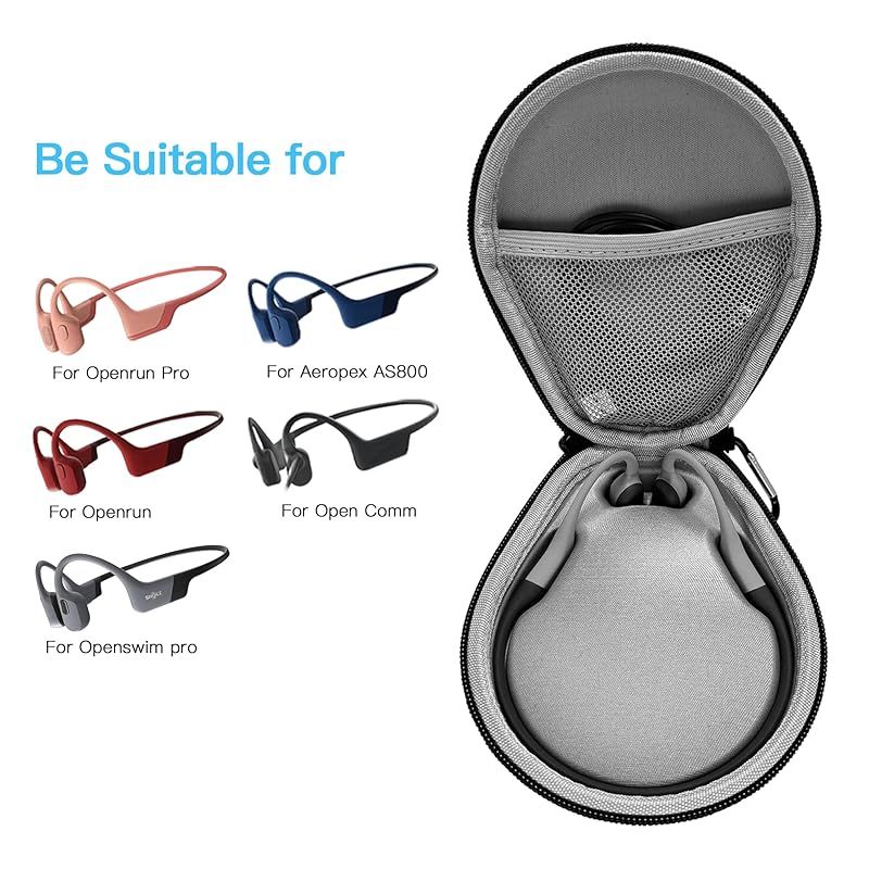 AWINNER Shokzケース対応 ハードトラベルバッグ Aftershokz