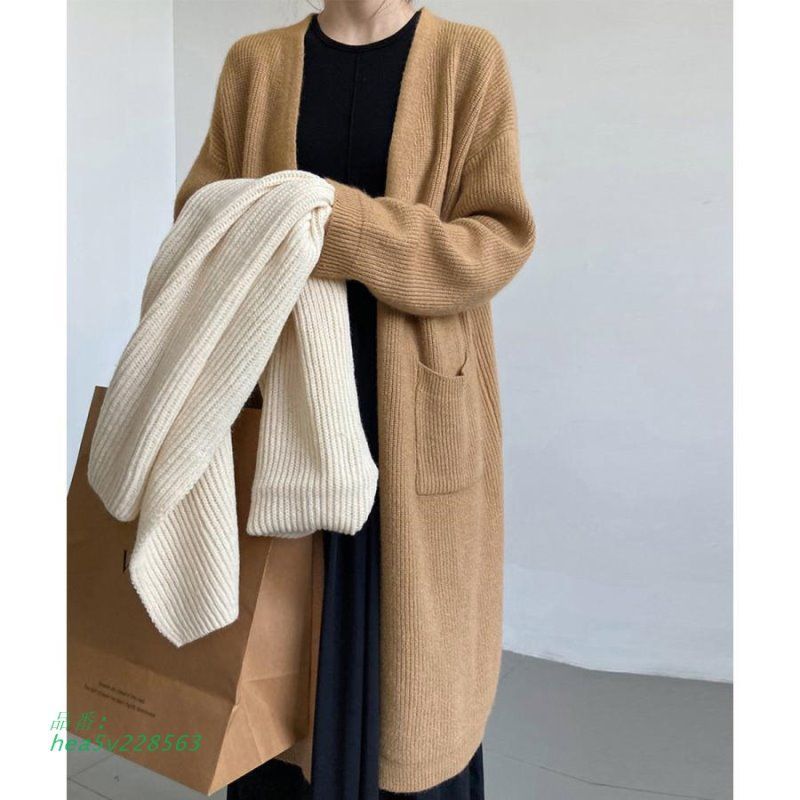 ニットカーディガン ロングレディース秋冬 hea5v228563